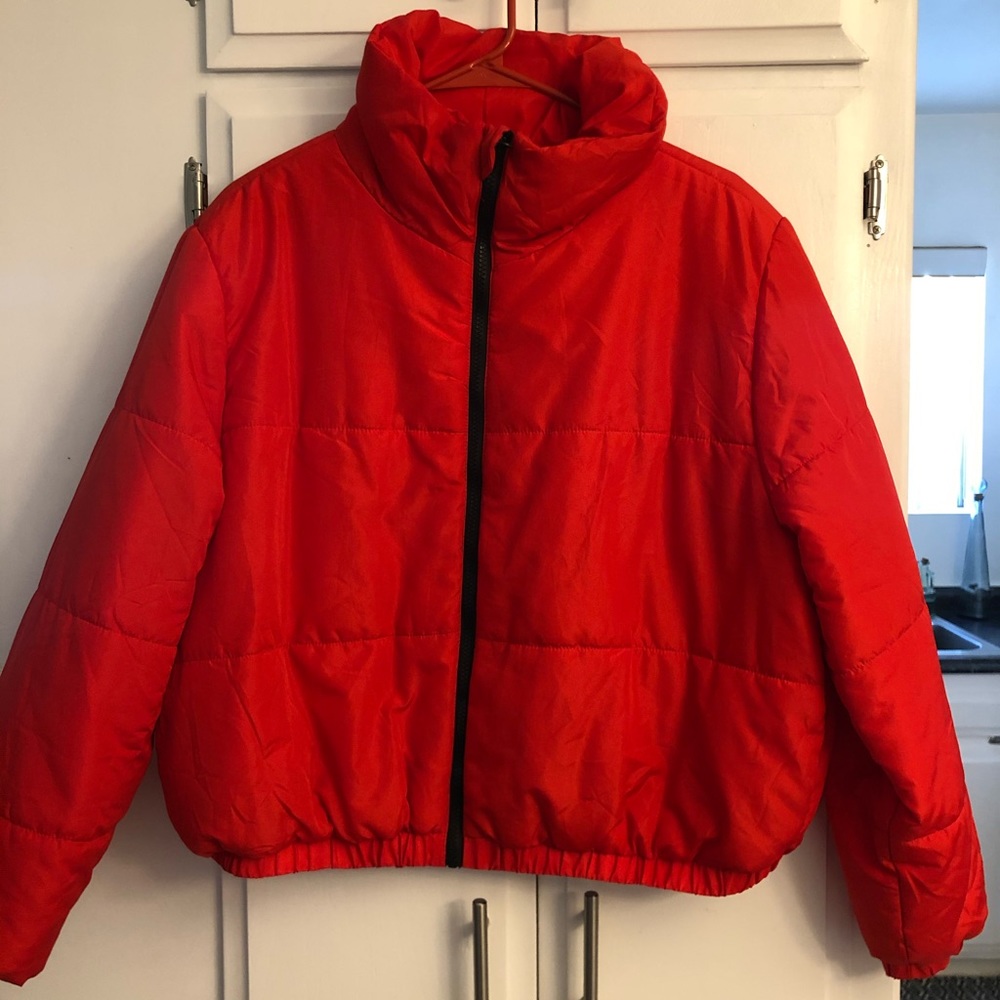 TRUE Red Puffer Jacket